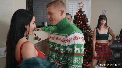 Oliver Flynn - Angela White - A Very Valley Holiday Video With Mick Blue, Angela White, Oliver Flynn - Brazzers - hotmovs.com