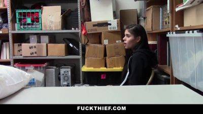 Hardcore Blowjob - Santa Catches Naughty Teen Shoplifting and Fucks Her Hard in Doggystyle - sexu.com