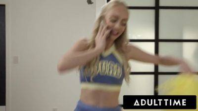 ADULT TIME - Hot Cheerleader Braylin Bailey Caught Her Stepbro's BFF Spying On Her Masturbating! - hotmovs.com