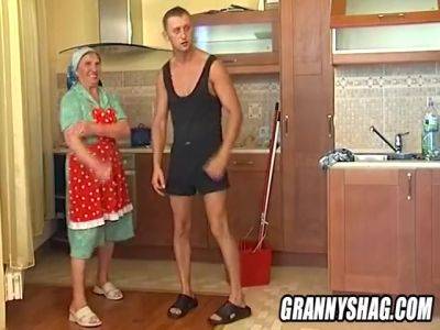 Young Cock Fucks Two Grannies! - upornia.com - Hungary