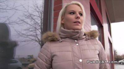 Blonde Czech Babe Banged In Public From Behind - hclips.com - Czech Republic