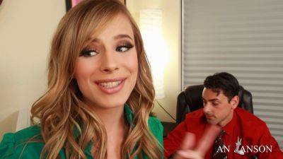 Jillian Janson - Ryan Driller - Jillian Janson's tight pussy and small tits get a workout from her boss's big cock - sexu.com