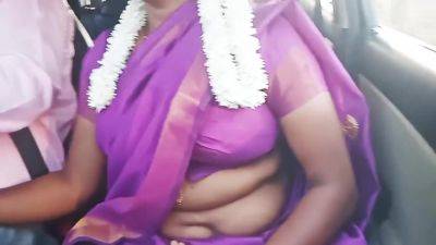 Telugu Dirty Talks Sexy Saree Aunty With Car Driver Full Video - videomanysex.com - India