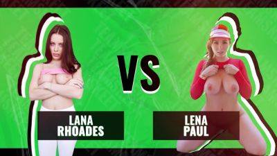 Lena Paul - Watch Lana Rhoades & Lena Paul's Big Tits Bounce Wildly In Compilation HD Porn - sexu.com