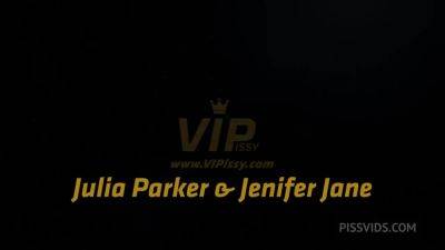 Jenifer Jane - Julia Parker - Sharing Streams with Jenifer Jane,Julia Parker by VIPissy - PissVids - hotmovs.com