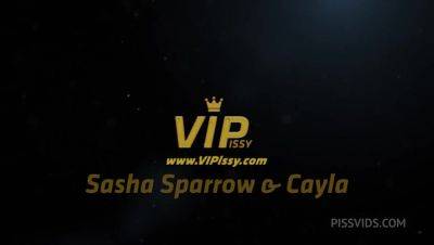 Sasha - Piss Play Pet with Cayla,Sasha Sparrow by VIPissy - PissVids - hotmovs.com