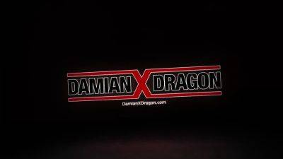 Inked Stud Dex Morningstar Banged By Damian X Dragon 3way - drtuber.com