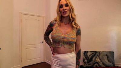 Dirty talking inked stepmommy POV fucked - drtuber.com