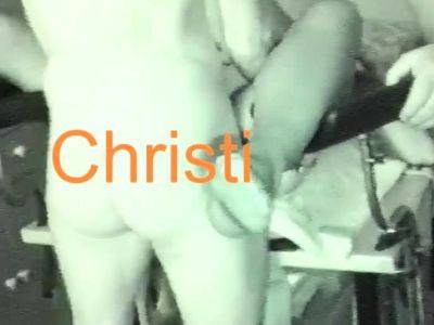 christine01 in bareback club gangbang 3 - drtuber.com