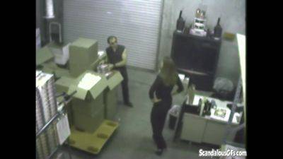 Hot Blonde Fucking Hardcore in warehouse - txxx.com