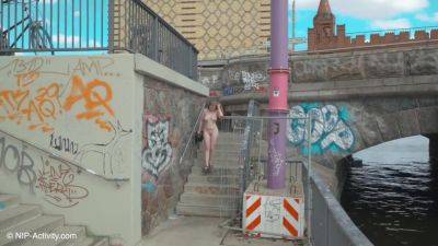 Cora - Walking Nude In Public - hclips.com - France