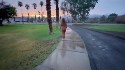 Cait Walks The Lodge Nude - hclips.com