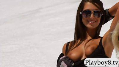 Badass Babes Bmx Riding And Snowboarding While All Nude - hclips.com