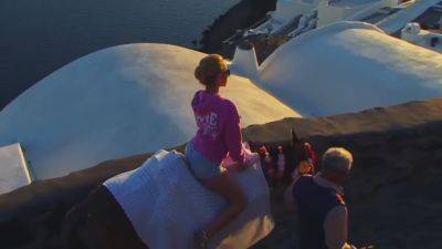 Seduction In Santorini With Cathy Heaven And Aleska Diamond - hotmovs.com