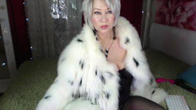 Aimee Naughty Mature Bitch In A Luxurious Fur Coat And With A Dick In Her Mouth...)) - Hot Milf - hclips.com