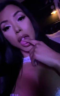 JENNA CHARLETTE???? - White Silk Lingerie Strip OnlyFans - drtuber.com