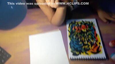 Art Teacher Giving Me Lesson - hclips.com