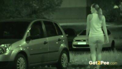 Caught Pissing On Night Vision CCTV - xxxfiles.com - Czech Republic