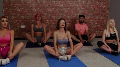 CFNM group yoga HJ 4 cum by yoga sluts - drtuber.com