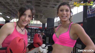 Lesbian Fun On The Ring With Julia Roca & Her BFF - sexu.com - Spain