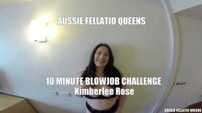 Rose - 10 Minutes Blowjob Challenge - Kimberlee Rose And Kimber Lee - hotmovs.com
