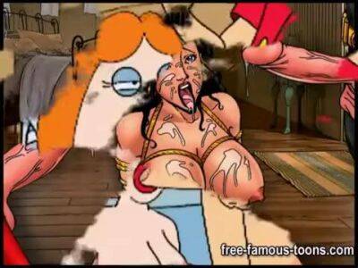 Famous toons girls parody - sunporno.com