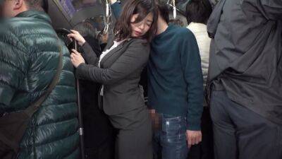 Lady - 01B1323-Office Lady Mature Mother Accepting Molestation On A Crowded Bus - senzuri.tube