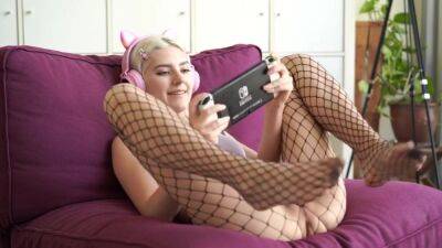 Eva Elfie - Eva Elfie In Russian Chick In Fishnet Pantyhose Loves To Fuck Doggystyle - hotmovs.com - Russia