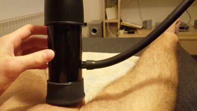 My Cock - Machine Milking My Cock - Tremblr Milking Machine - upornia.com - Germany