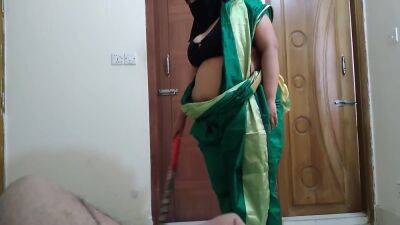 (55 Year Old Hot Aunty Ke Sath Chudai) Indian Aunty Work In Room Im Masturbat Beside When She Looked & I Fucked Her - upornia.com - India