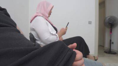 Muslim Hijab girl caught me jerking off in Public waiting room.-MUST SEE REACTION. - txxx.com