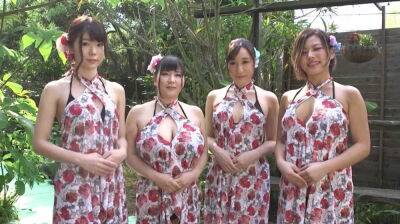 Lady - Always fucking-part1 is bikini massage with 8 busty lady.Intimate session, cowgirl full course. Part 2i s 9 beautiful masseuse. - sunporno.com - Japan