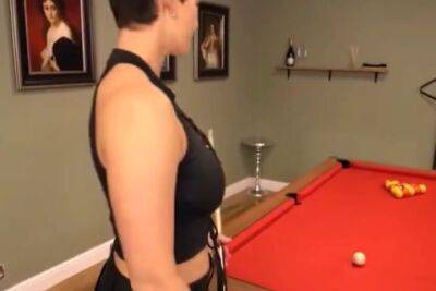 She Likes Snooker With A Bare Pussy Under A Micro Skirt - upornia.com