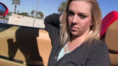 Stepdaddy Catches Blonde Teen Stepdaughter Ditching Class - upornia.com - Usa