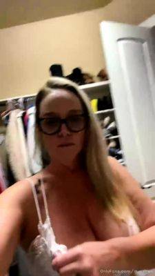 Blonde MILF with Big Boobs Playing Cam Free Porn - drtuber.com