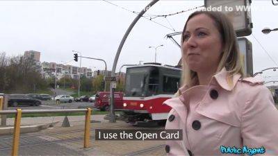 Cute Blond Hair Girl Opens Legs For Free Transit 1 - upornia.com - Czech Republic