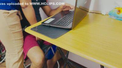 I Went To The Campus Friends House To Fix The Laptop - hclips.com - Singapore