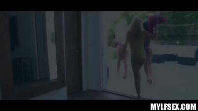 Three Horny Milfs In Bikinis Pick Up Pool Boy - videomanysex.com