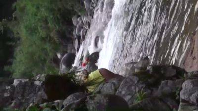 Naughty Water Play In The Secret River. Drinking And Peeing - upornia.com - Japan