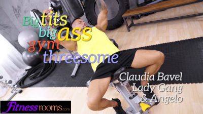 Claudia Bavel - Claudia - Czech pornstar Claudia Bavel squirts while getting her big tits and ass pounded in a threesome with a gym babe & her man - sexu.com - Czech Republic