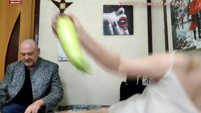 Crazy Mature Bitch Desperately Masturbates With A Squash! )) - hclips.com