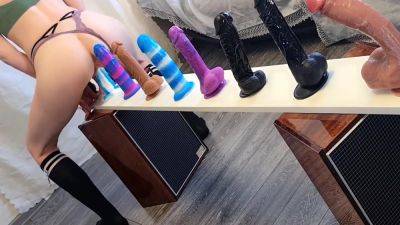 Choosing Of The Best! Doing A New Challenge Different Dildos Test (with Bright Orgasm At The End Of Course) 15 Min - upornia.com