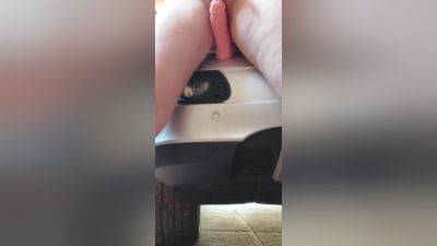 Fucking A Dildo With My Pink Pussy In The Car - desi-porntube.com
