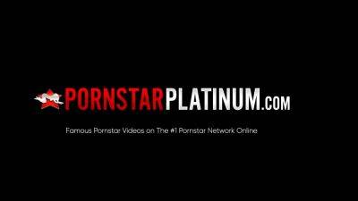 PORNSTARPLATINUM Brunette Babe Rose Red Masturbates Solo - drtuber.com