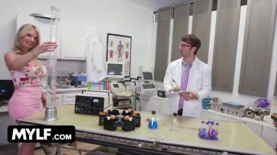 Rachael Cavalli - Steamy Sex With A Genius Blonde Bimbo Scientist Feat - Rachael Cavalli And L A B - upornia.com