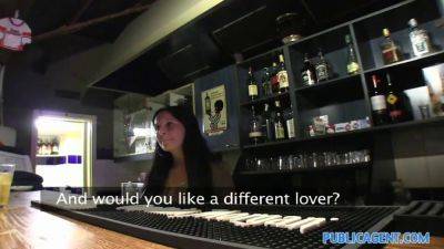 Real barmaid gets fucked hard after work - POV camcorder action - sexu.com