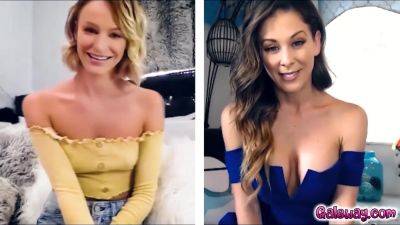 Cherie And Emma Masturbates During Video Call - hclips.com