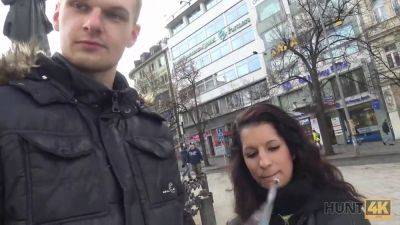 Jocelyne Z is a horny Czech teen who craves for Hunter's hard cock in public - sexu.com - Czech Republic