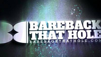 BAREBACKTHATHOLE Hunks Hugh Hunter And Alessio Romero Breed - drtuber.com