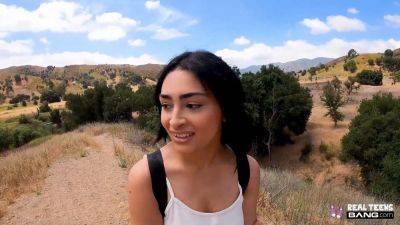 Vanessa Moon - Vanessa Moon, the Idaho Teen, gives a sexy head on a hiking trip before fucking in the hotel room - sexu.com